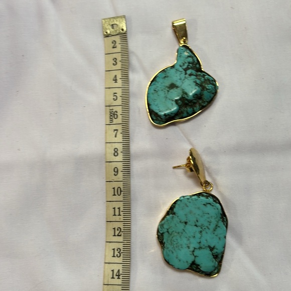 Howelite jewelry set - Picture 3 of 3